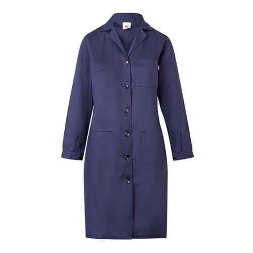 VL RAMA. Langärmeliger Kittel (175 g/m²), aus Baumwollköper (35 %) und Polyester (65 %)