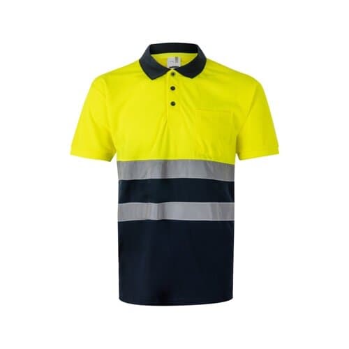VL FORTUNA. Poloshirt (140g/m²) im Bird-Eye-Design mit kurzen Ärmeln, aus Polyester (100%)