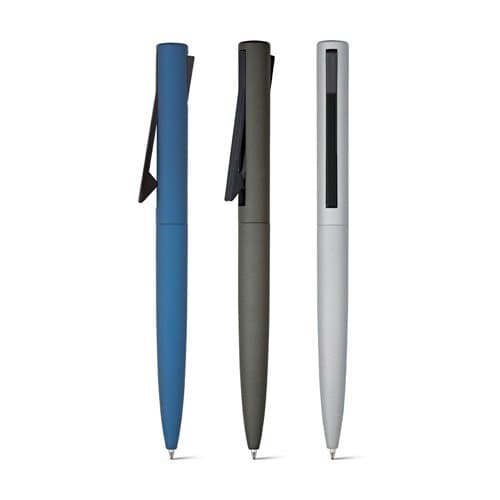 CONVEX. Recyceltes Aluminium (100% rAL) - und Recyceltes ABS-Kugelschreiber mit Clip