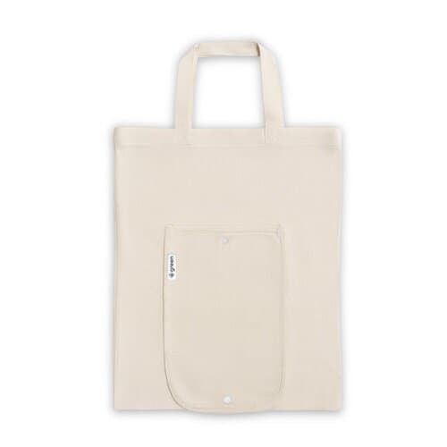 BEIRUT. Faltbare Tasche aus Baumwolle (50%), receycelte Baumwolle (30%) und Polyester (20% rPET) (140 g/m²)