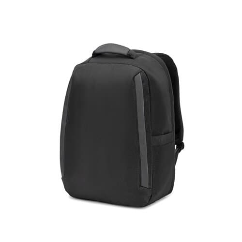 YANGON BPACK. Diebstahlsicherer Rucksack aus Twill mit wasserabweisender Beschichtung und recyceltem 600D-Polyester für Laptops 17'3"