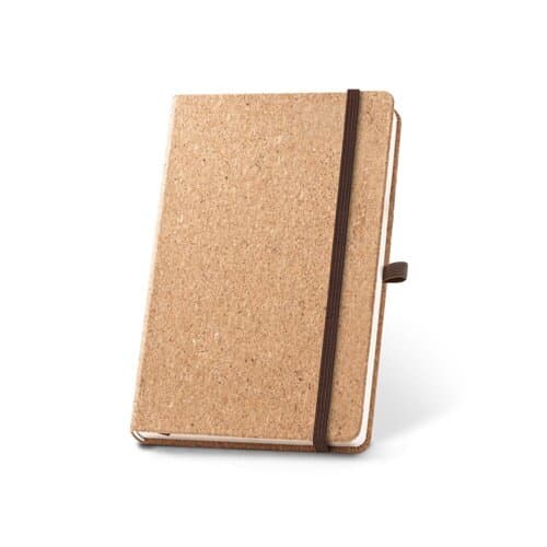 HAWKINS A5. A5 Notizblock aus Kork mit unlinierten Seiten aus FSC™-zertifiziertem Material und anderen kontrollierten Materialien