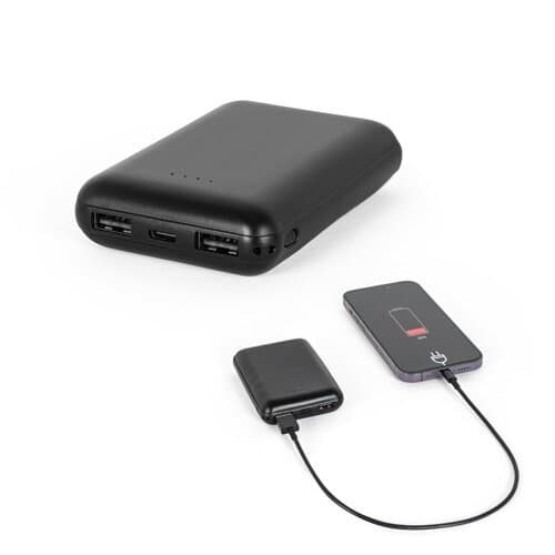 LEAKEY 8. Powerbank 8'000 mAh in recyceltem ABS (100% rABS)