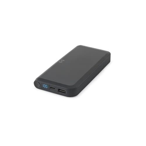 BECKER 10. 10'000 mAh Powerbank aus recyceltem ABS (100% rABS) mit 15W superschnellem kabellosem Ladegerät