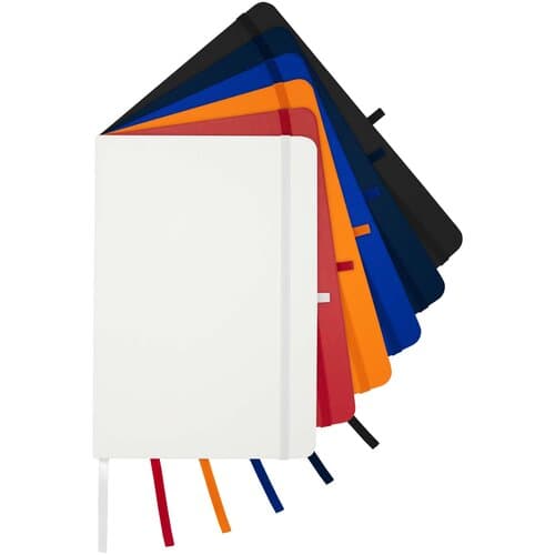 Teak A5 Hardcover Notizbuch, liniert, aus recyceltem Material