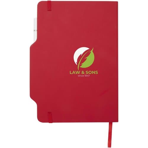 Nexus A5 Hardcover Notizbuch mit Kugelschreiber und Bleistiftset (schwarze Mine)