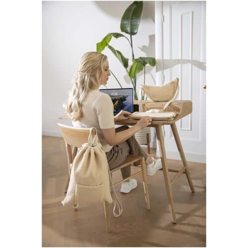 Bear 13" GRS-recycelte Sherpa Laptophülle 2 L