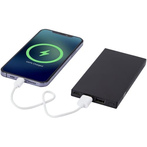 Connect 5000 mAh Powerbank aus recyceltem Aluminium