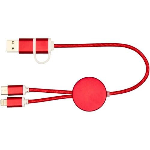 Alasia 30 cm 5-in-1 Kabel aus recyceltem Kunststoff für Datenübertragung und 27W Schnellladung