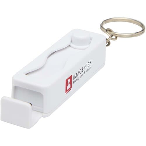 Aggia Telefonladestation aus recyceltem Kunststoff mit Fidget-Toy