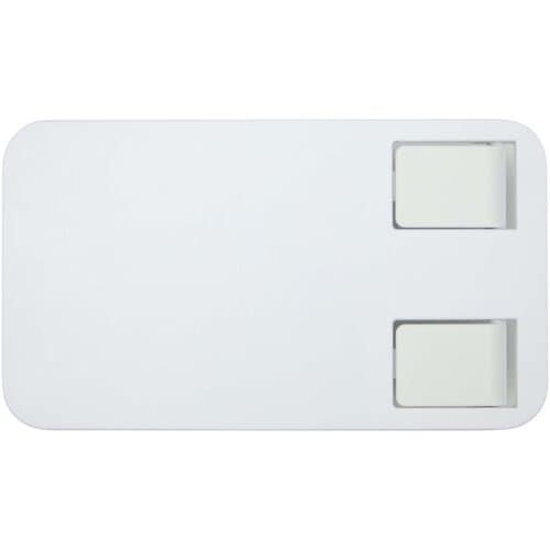 Alhena Klappbare Smartphonehalterung aus recyceltem Kunststoff mit Metallständer für den Schreibtisch