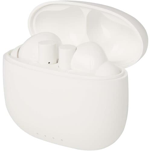 Alterf True Wireless Bluetooth® Headset aus recyceltem Kunststoff mit Silikon-Ohrstöpseln