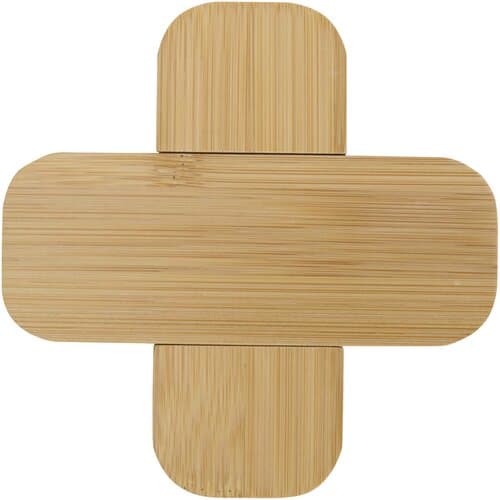 Croc Untersetzer aus Bambus – klein