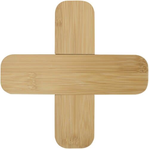 Croc Untersetzer aus Bambus – groß