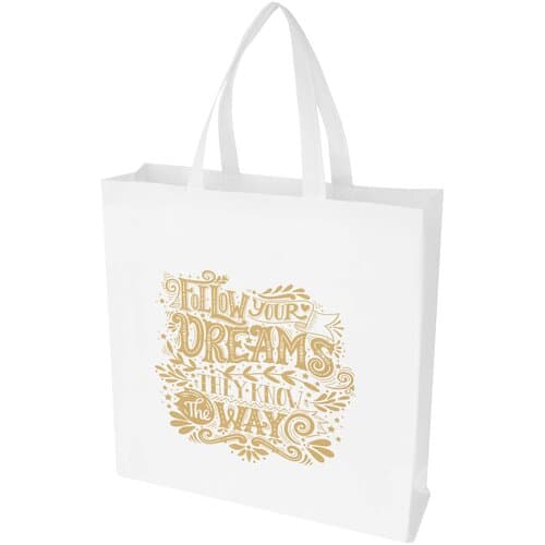 EcoSeal GRS-recycelte Nonwoven Tragetasche mit Zeitenfalten 12 L