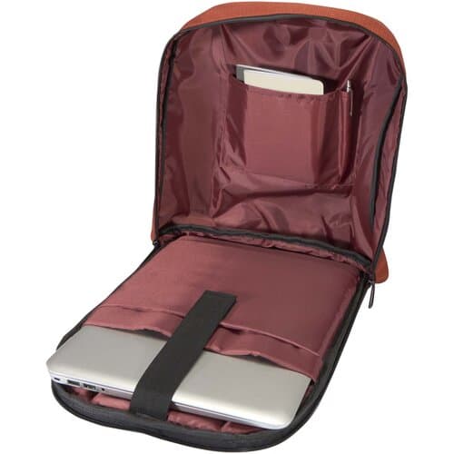 Luma 15" GRS Laptop-Rucksack aus recyceltem Material mit Diebstahlschutz 10L