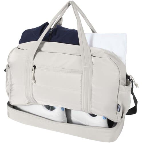 Puffer GRS recycelte Reisetasche mit isoliertem Boden 30L