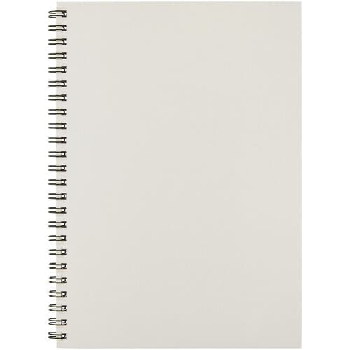 Desk-Mate® A5 recyceltes farbiges Notizbuch mit Spiralbindung