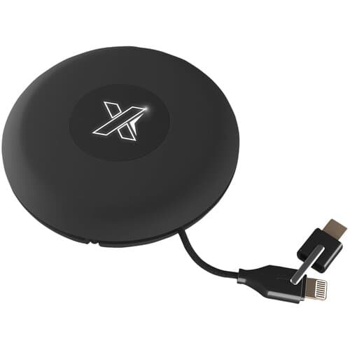 SCX.design C18 3-in-1 Travel Ladekabel mit Leuchtlogo