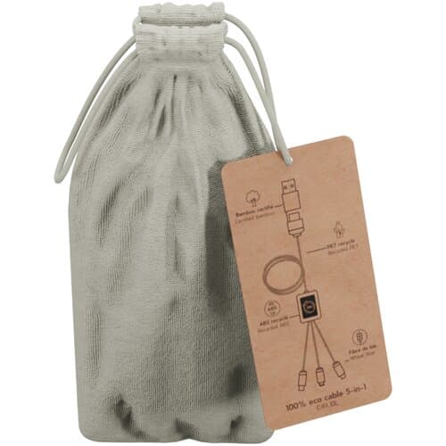 SCX.design C49 5-in-1 Ladekabel mit Leuchtlogo