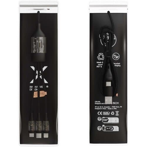 SCX.design C50 100 W/5 A 5-in-1 Schnellladekabel mit Digitalanzeige