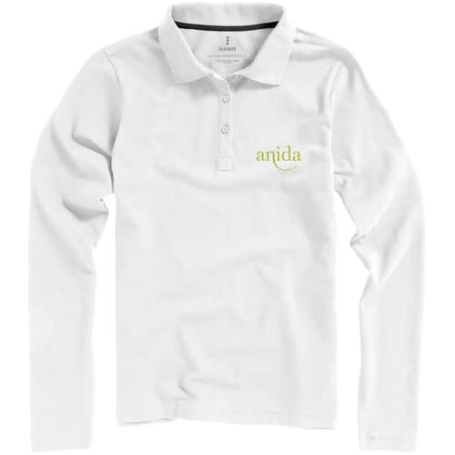 Oakville Langarm Poloshirt für Damen