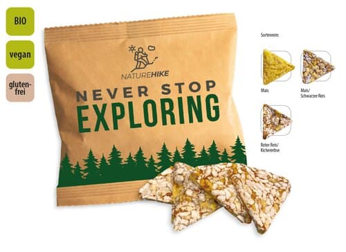 BIO Knusperecken Werbetüte