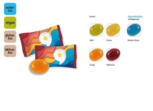 Bonbon zuckerfrei vegan Flowpack