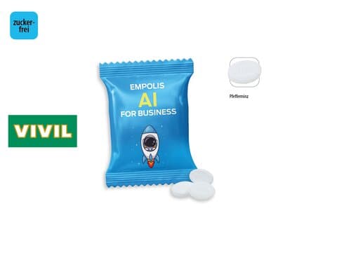 VIVIL Extra Strong zuckerfrei 10 g Werbetüte