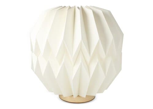 Coollux faltbare, von Origami inspirierte Papier-LED-Lampe Luna 25cm