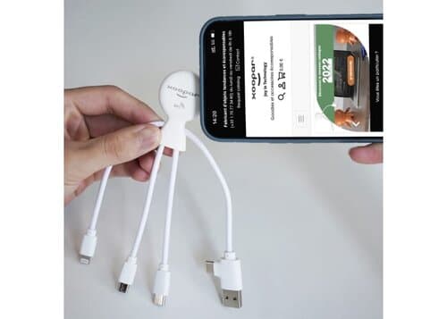 2099 | Xoopar Mr. Bio Smart Charging cable with NFC