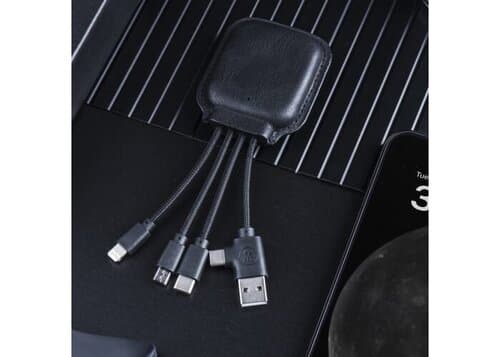 4001 | Xoopar Iné Gamma NFC Powerbank with Charging cables 3000mAh