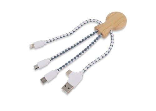 Xoopar Mr. Bio Bamboo Charging Cable
