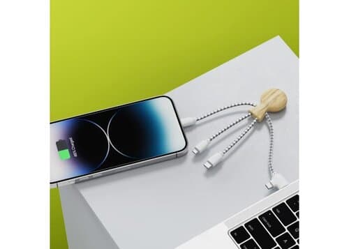 Xoopar Mr. Bio Bamboo Charging Cable