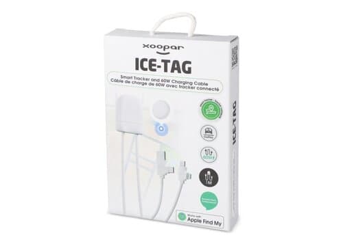 4034 - Xoopar Ice-Tag Kabel wird mit Find My Tracker geliefert