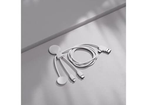 Xoopar Mr. Bio Long Multi-Kabel für Apple/Samsung Watch 1 Meter