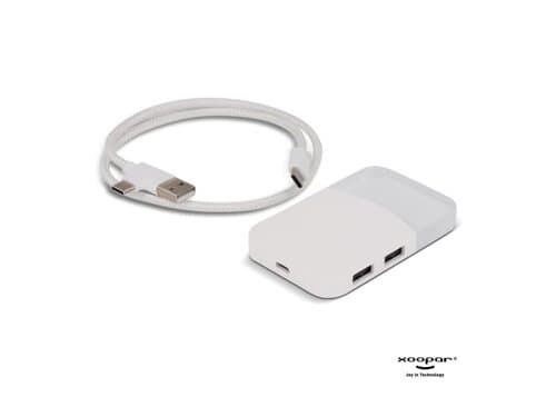 2598 | Xoopar iLo Mini Hub– 4 in 1 Adapter – USB 2.0 Data Transfer - Splitter