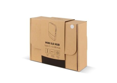 2598 | Xoopar iLo Mini Hub– 4 in 1 Adapter – USB 2.0 Data Transfer - Splitter