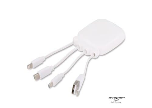 3192 | Xoopar Octopus Gamma 2 Powerbank with Bio Charging cable 3000mAh