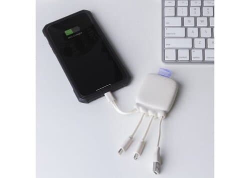 3192 | Xoopar Octopus Gamma 2 Powerbank with Bio Charging cable 3000mAh