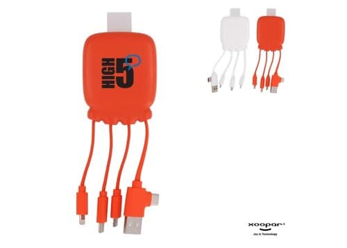 3192 | Xoopar Octopus Gamma 2 Powerbank with Bio Charging cable 3000mAh