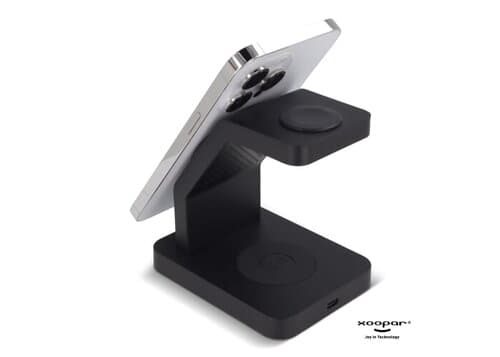 2708 | Xoopar Icon 3 in 1 Magnetic Wireless charger