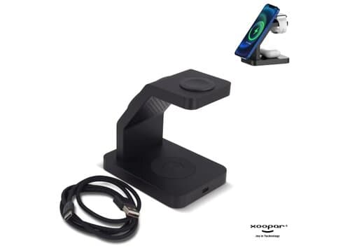 2708 | Xoopar Icon 3 in 1 Magnetic Wireless charger