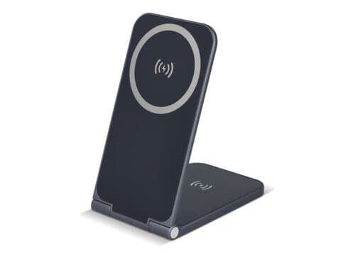 2255 -Xoopar Zero 2 in 1 Drahtloses Ladegerät Kompatibel mit MagSafe