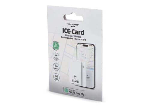 Xoopar ICE-Card Ultradünne Tracker-Karte wiederaufladbar