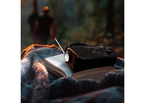 Philips TAR1609 Notfallradio mit analogem FM/AM-Tuner und Taschenlampe