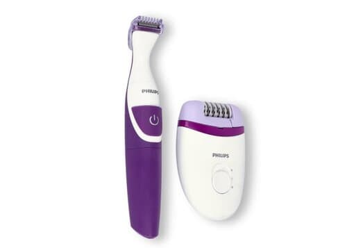 BRP505|Philips Satinelle Kompakt-Epilierer mit Kabel & kabellosem Bikini-Trimmer