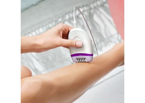 BRP505|Philips Satinelle Kompakt-Epilierer mit Kabel & kabellosem Bikini-Trimmer