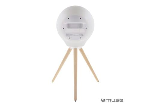M-655 | Muse Voll-LED, spritzwassergeschützter Bluetooth-Lautsprecher mit Stativ 100W