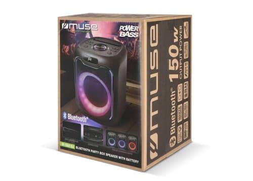 M-1803 | Muse Party-Lautsprecher mit Mikrofon 150W